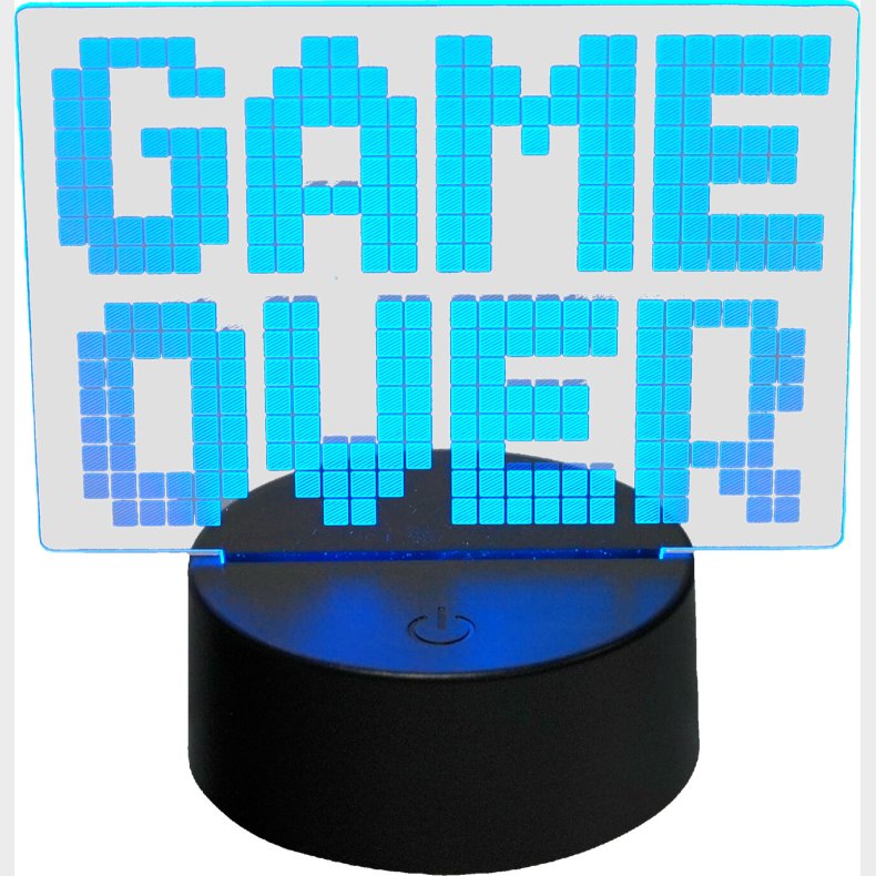 Mecharite - 3d Lampe - Game Over