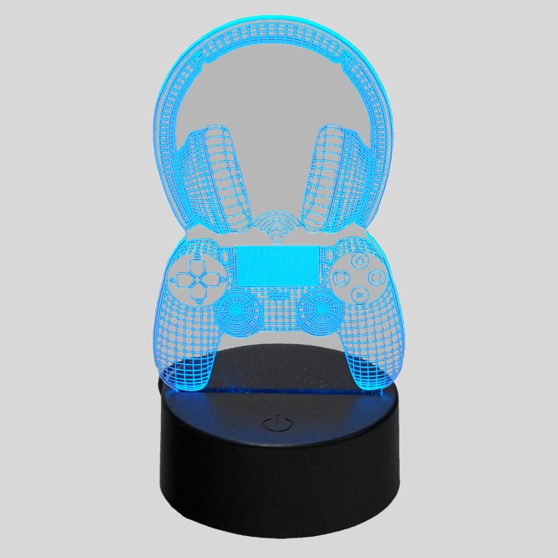 Mecharite 3d Led Lampe - Controller & Headset