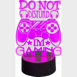 Mecharite 3d Led Lampe - Don't Disturb