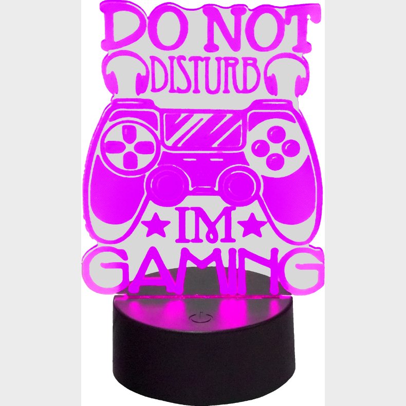 Mecharite 3d Led Lampe - Don't Disturb