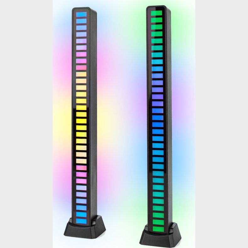Mecharite - Rgb Led Levels Lampe Stander 2 Pakke