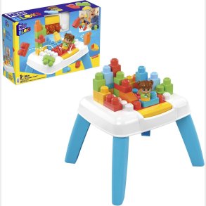 Mega Bloks - Build N Tumble - Bord Med Byggeklodser Til B�rn