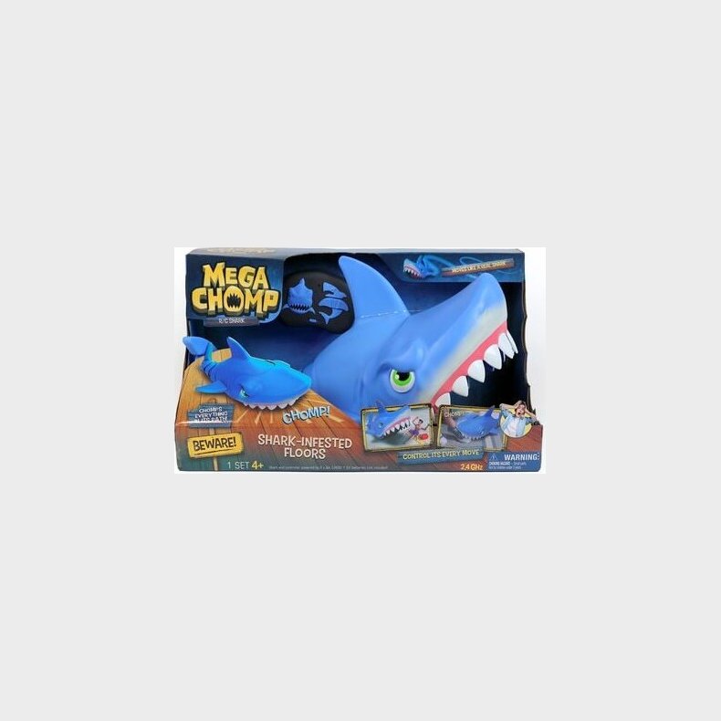 Mega Chomp - Rc Shark - Fjernstyret Haj Legetj