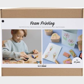 Mega Diy Mix Stempeltryk - Kort Og sker - 1pk.