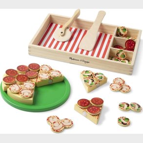 Melissa & Doug - Wooden Pizza Legemad S�t - Tr�