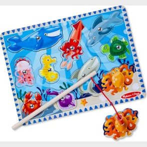 Melissa & Doug - Puzzle Game Fishing - Magnetisk Fiske Puslespil