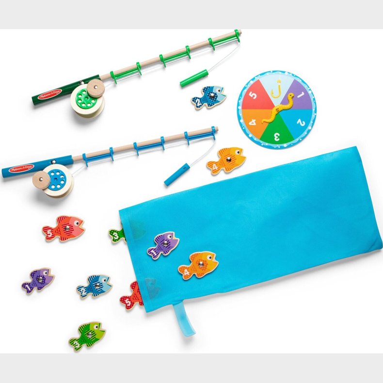 Melissa & Doug - Catch & Count Fishing Game - Fiskespil Til B�rn