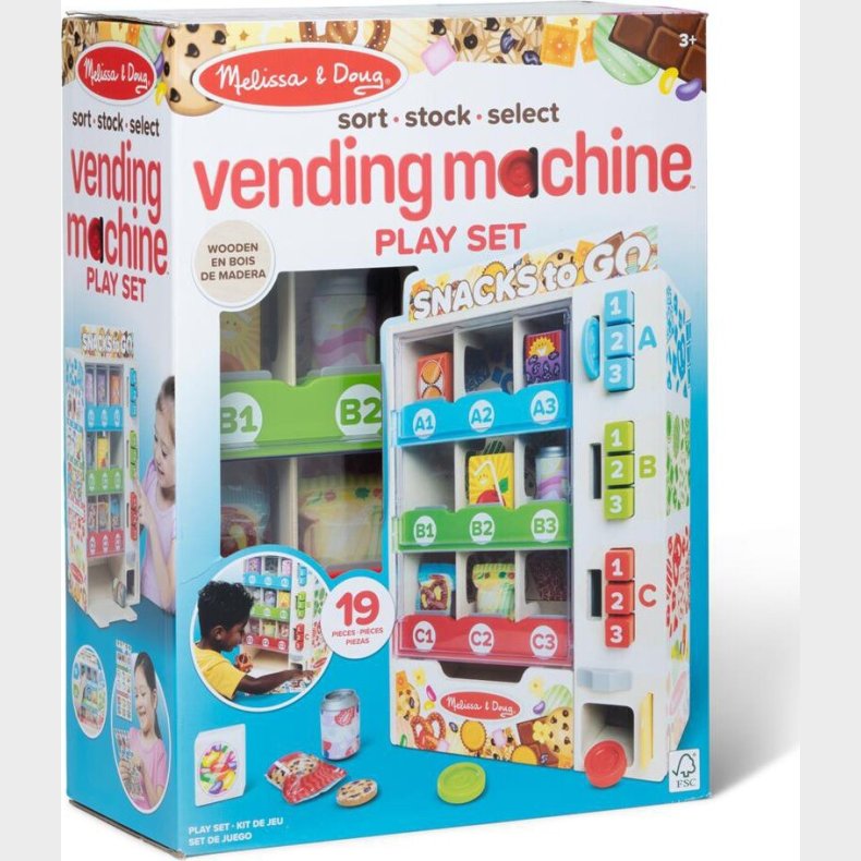 Melissa & Doug - Slikautomat - Med 19 Dele