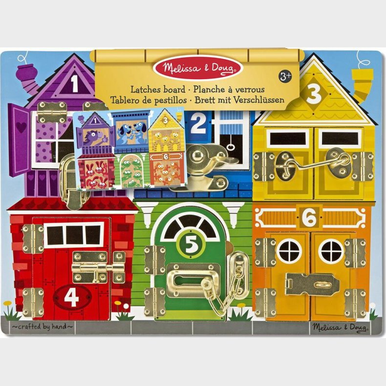 Melissa & Doug - Aktivitetsbr�t Med L�se - Tr�