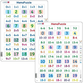 Larsen | Memo Puslespil - Plus / Minus