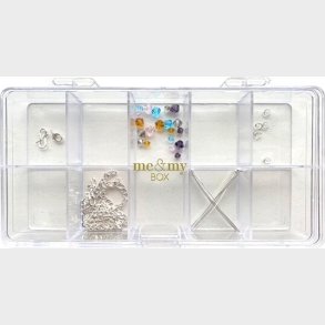 Me & My Box - Diy Perle Halskde Kit - Figaro - Slvbelagt 925