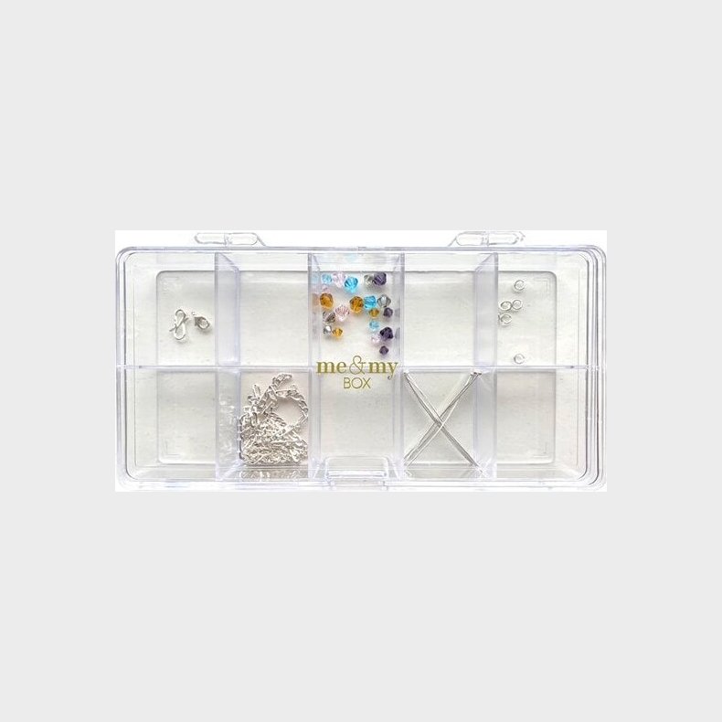 Me & My Box - Diy Perle Halskde Kit - Figaro - Slvbelagt 925