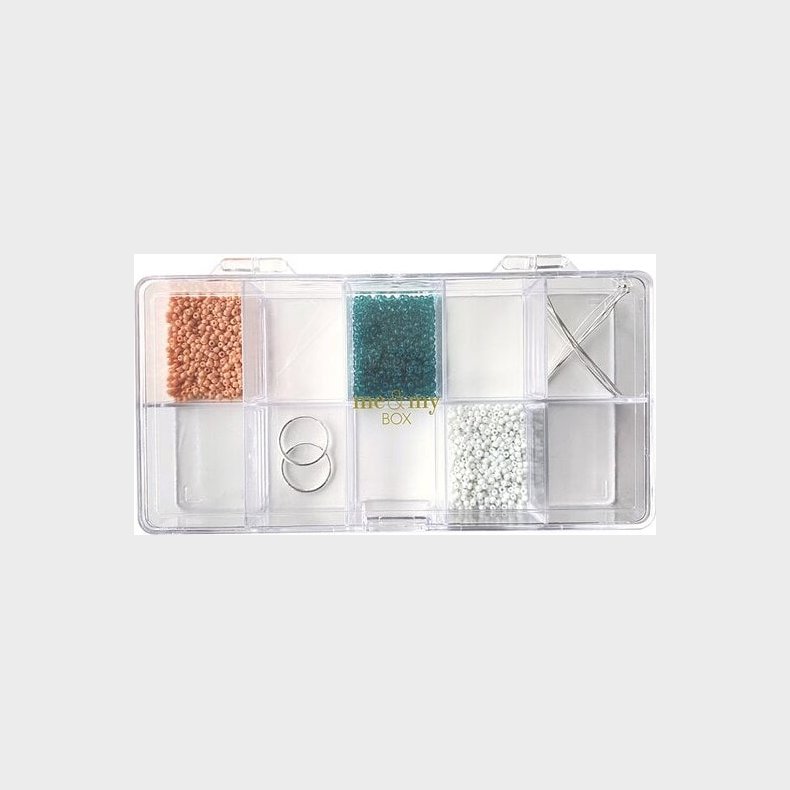 Me & My Box - Diy reringe Kit Med Perler - Slvbelagt 925