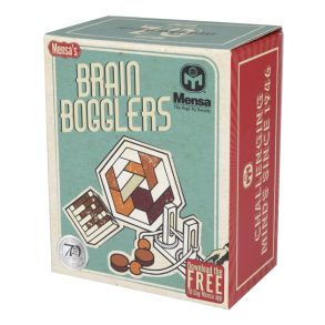 Robetoy | Mensa IQ puslespil - 3-i-1 Brain Bogglers
