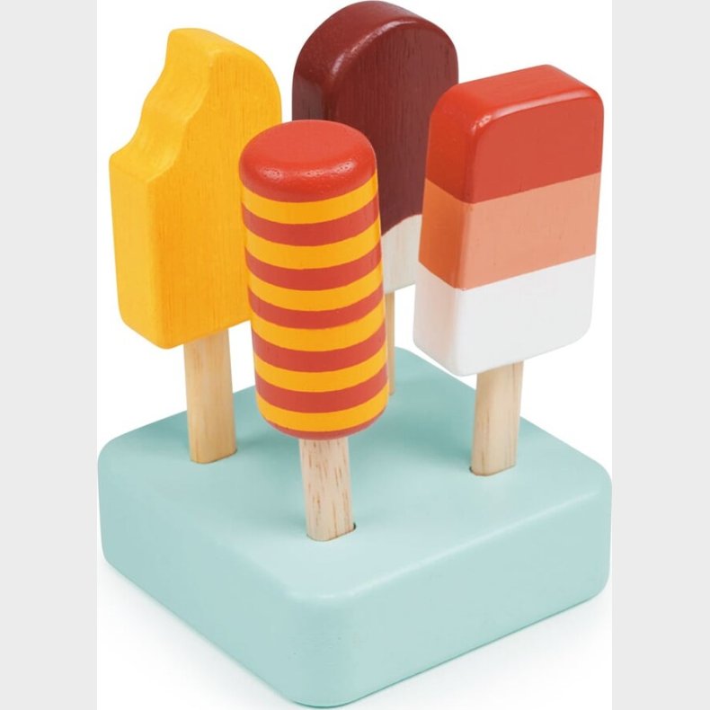 Legemad I Tr� - Ispinde - Sunny Ice - 4 Stk - Mentari