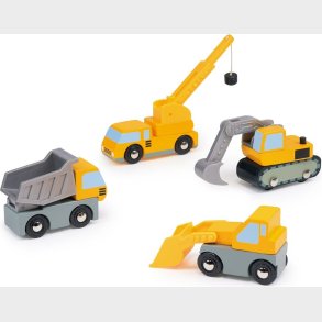 Arbejdsmaskiner Legetj - Tr - 4 Stk - Mentari
