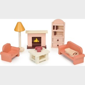 Dukkehus Mbler I Tr  - Dagligstue - Mentari