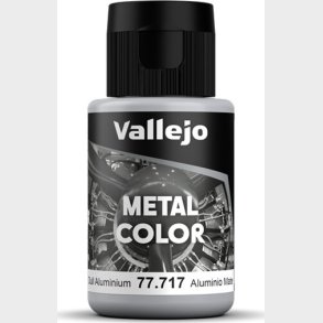 Vallejo - Metal Color Airbrush Maling - Dull Aluminium 32 Ml