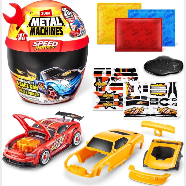 Metal Machines - Speed Heroes Helmet - Surprise Leget�j - Zuru