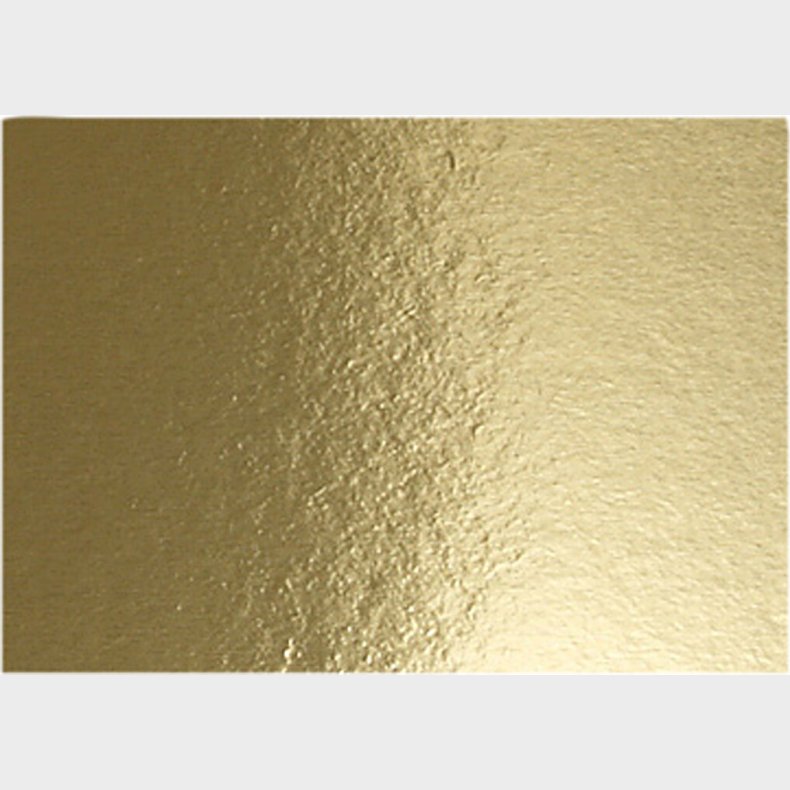 Metalkarton - A4 - 280 G - Guld - 10 Ark