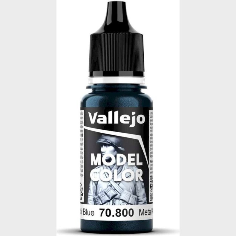Vallejo - Model Color - Metallic Blue - 18 Ml - 70800