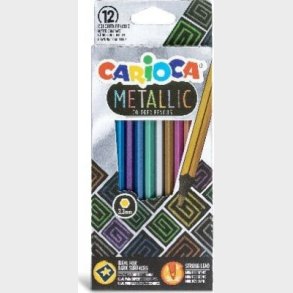 Carioca - Metallic Farveblyanter - 12 Farver