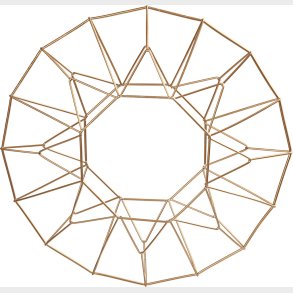 Metalophng - Ring -  28 Cm - Messing - 1 Stk.