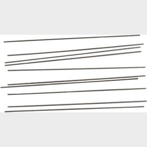 Metalstang - L 20 Cm -  2 Mm - 10 Stk.