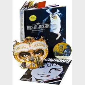 Michael Jackson Treasures - Dansk Bog Samt Dvd - DVD - Film