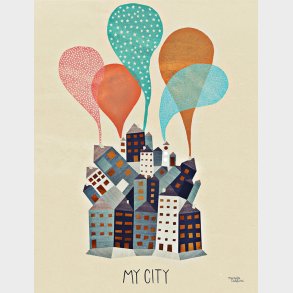 Michelle Carlslund - Plakat - 30 X 40 Cm - Min By