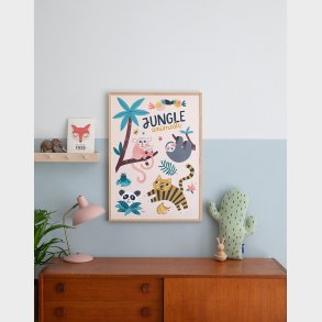 Michelle Carlslund - Plakat - 50 X 70 Cm - Jungle Animals