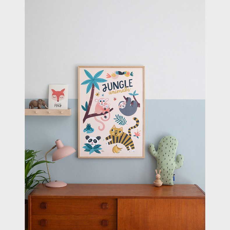 Michelle Carlslund - Plakat - 50 X 70 Cm - Jungle Animals