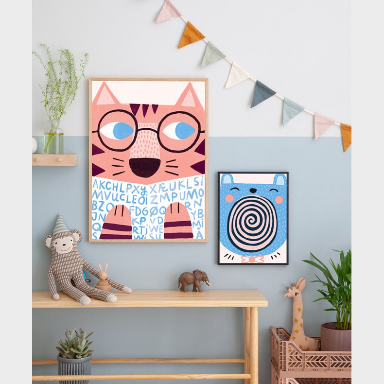 Michelle Carlslund - Plakat - 50 X 70 Cm - Singing Bear