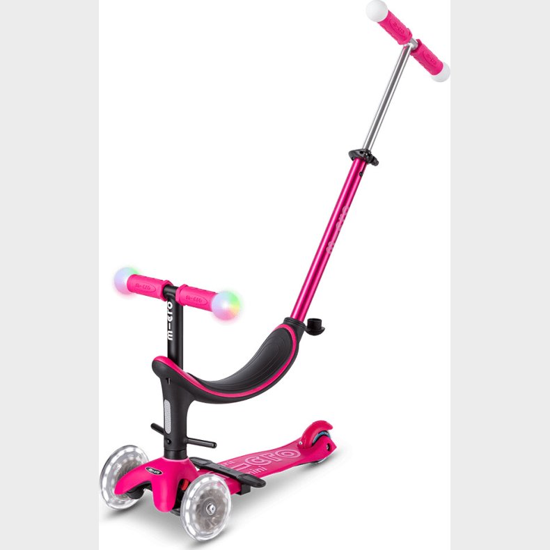 Micro - Mini2grow Deluxe Magic Led L�behjul - Pink (mmd359)