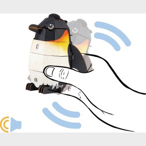 Mieredu - 3d Puslespil Med Lyd - Pingvin