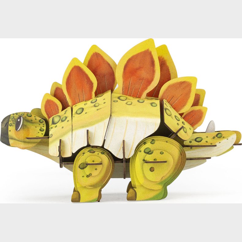 Mieredu - 3d Puslespil Med Lyd - Stegosaurus