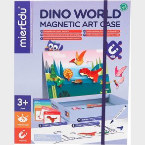 Magnetisk Leget�j - Kunst Box - Dinosaur - Mieredu
