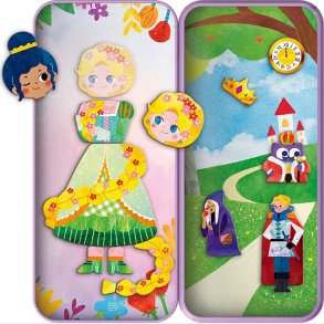 Magnetisk P�kl�dningsdukke - Eventyr - Mieredu