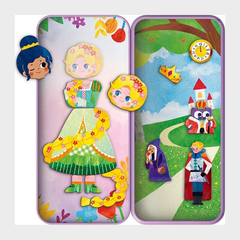 Magnetisk P�kl�dningsdukke - Eventyr - Mieredu