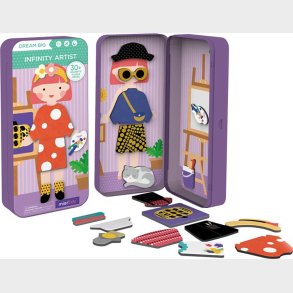 Magnetisk P�kl�dningsdukke - Kunstner - Mieredu