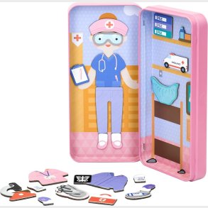 Magnetisk P�kl�dningsdukke - Sundhedsarbejder - Mieredu