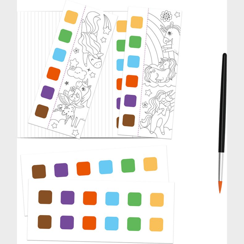 Mieredu - Vandfarve Maleh�fte - Enh�rninge - Bog