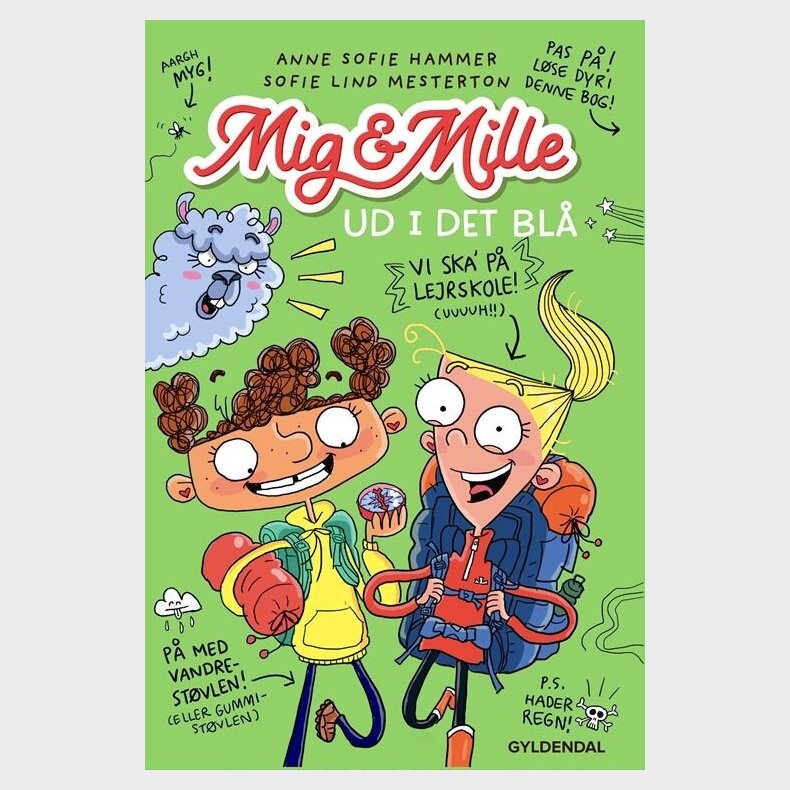 Mig & Mille - Ud I Det Bl� - Anne Sofie Hammer - Bog