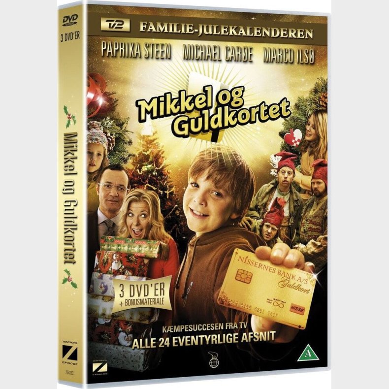 Mikkel Og Guldkortet - Tv2 Julekalender 2008 - DVD - Tv-serie