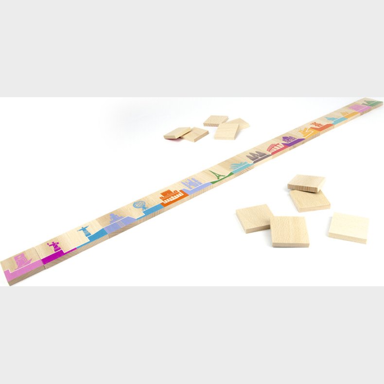 Milaniwood - Tr�spil - 2-i-1 Spil Verden Rundt