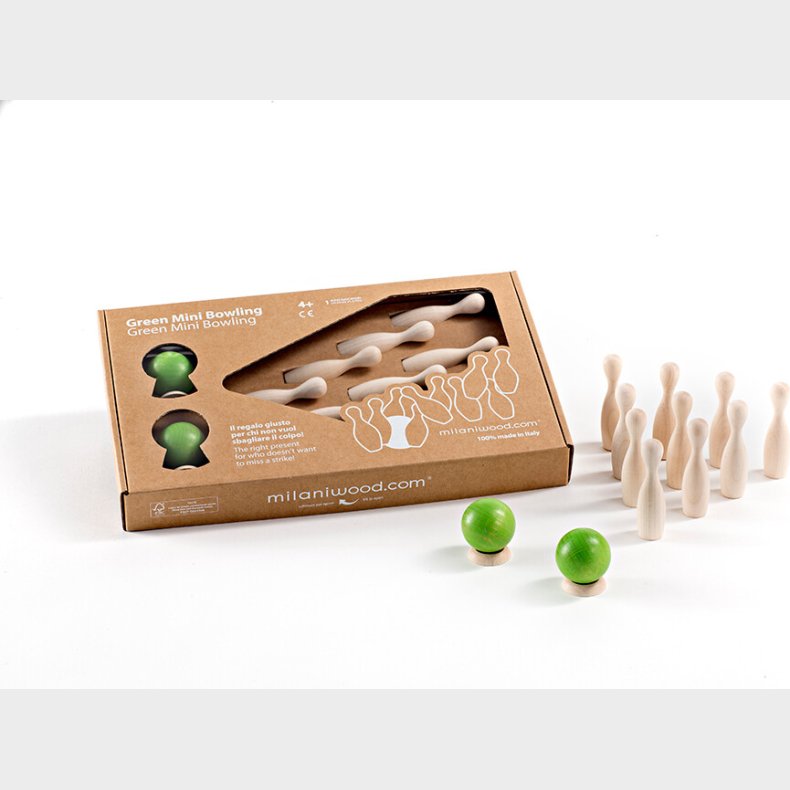 Milaniwood - Tr�spil - Gr�n Minibowling