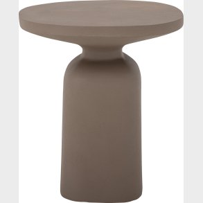 Bloomingville - Millan Sidebord - Brun - Aluminium - Rundt