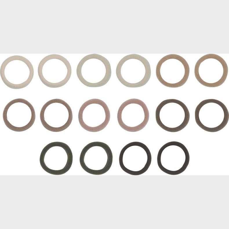 Mimi & Lula - 16 Hrelastikker - Mini Towelling Prairie Girl