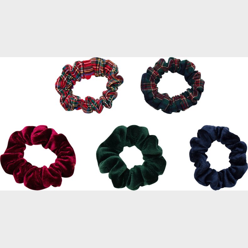 Mimi & Lula - 5 Scrunchies Hrelastikker - Mixed Pony Pals