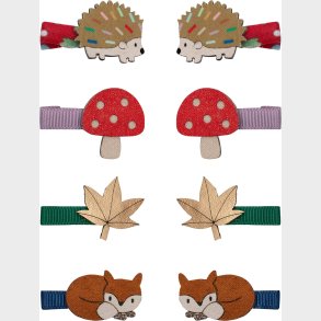 8 H�rclips Til B�rn - Mini Efter�r Svampelandsby - Mimi & Lula